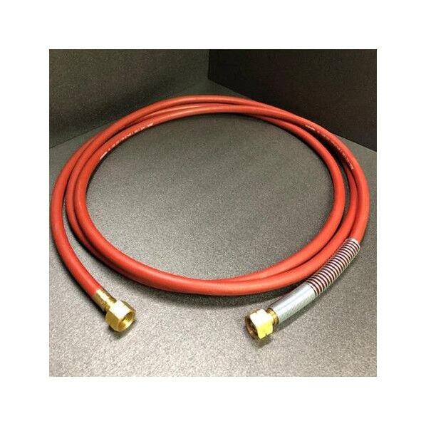 アセチレンバーナー用ホース(両端金具付) 10m EA330AK-10