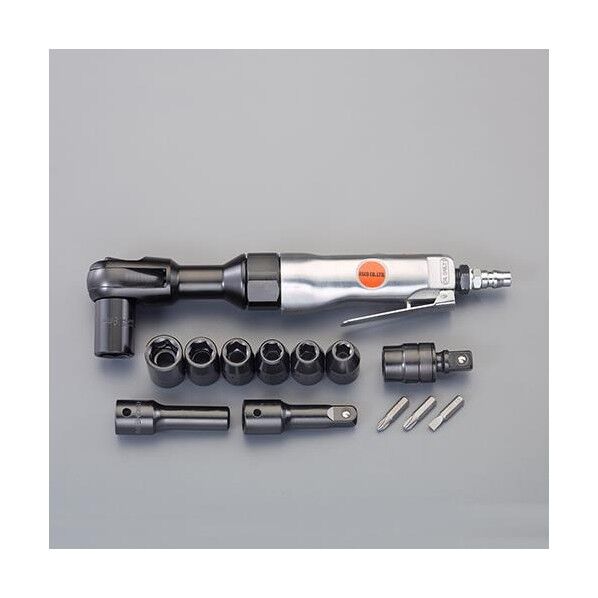 エスコ エアーラチェットレンチキット 1/2インチDR/68.0N・m EA157PD 1組...