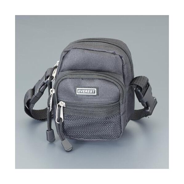 カメラポーチ(黒/ショルダーストラップ付)