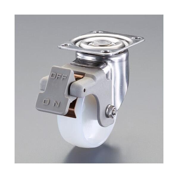 100mm キャスター(自在金具･ブレーキ付･ステンレス製)