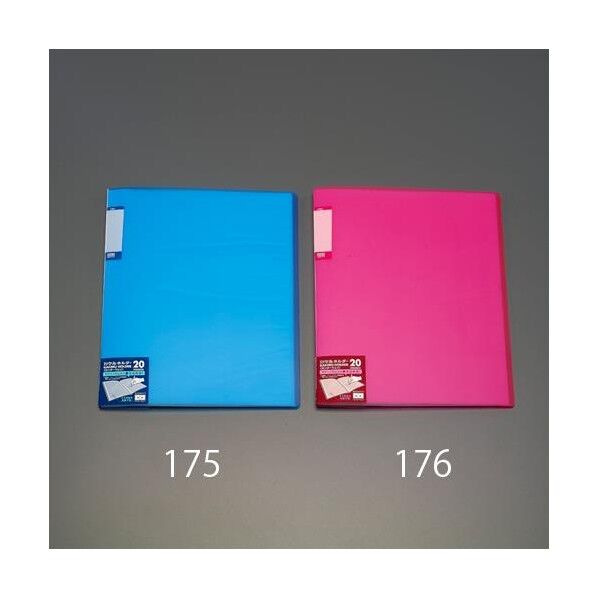 クリアブック(20ポケット/ピンク)