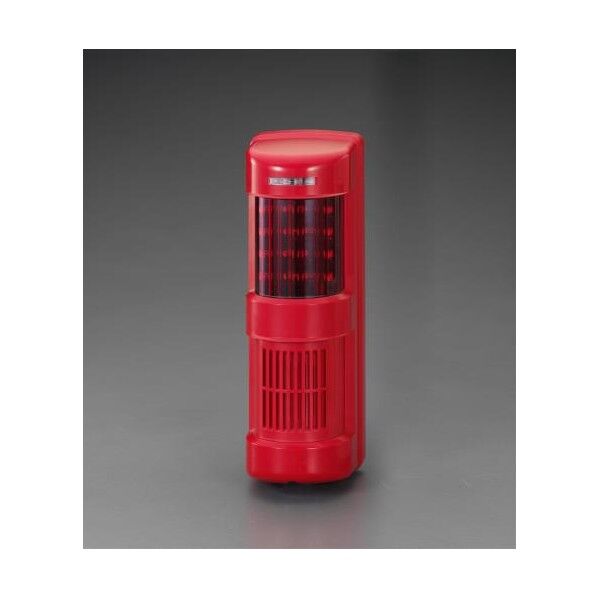 AC100VLED点滅灯(サイレン付) レッド EA864EB-11