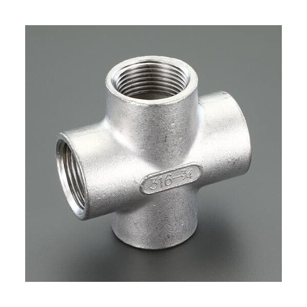 Rc1インチ クロス継手(ステンレス製)