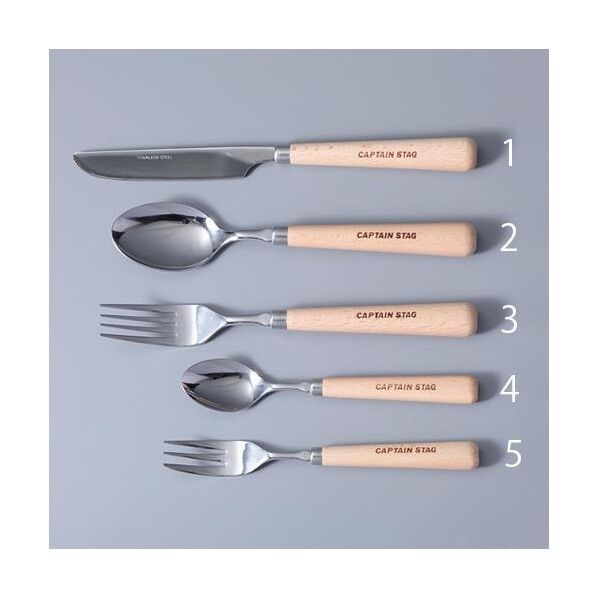 スプーン(ステンレス製/天然木柄)