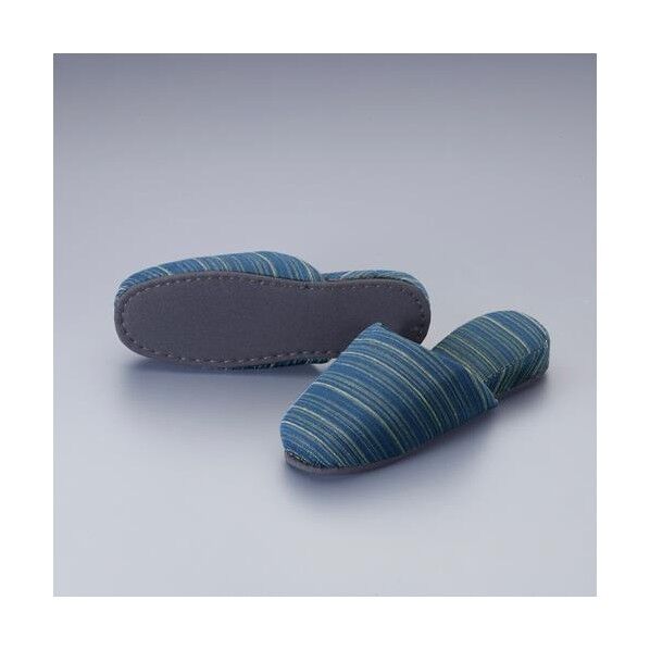 スリッパ(ウネ織/青竹色)