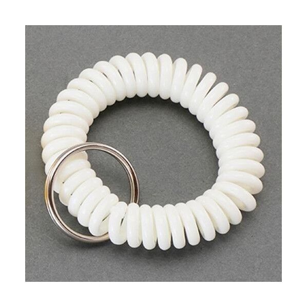 エスコ(esco) リストキーコイル(ホワイト) EA916ZL-163A 1個...