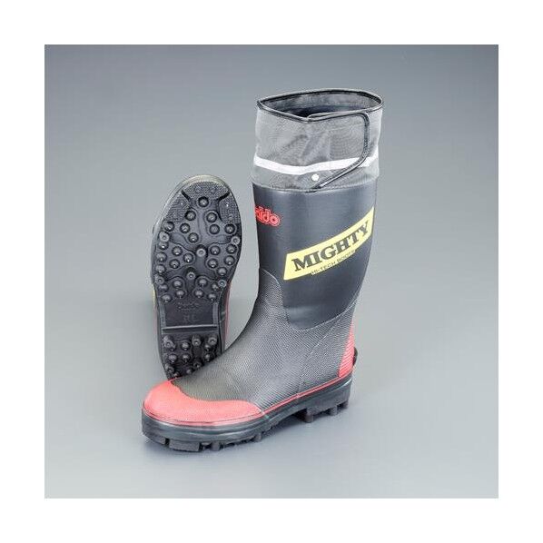 耐久安全長靴(スパイク底/ケブラー) 25.0cm EA998XS-25 1足