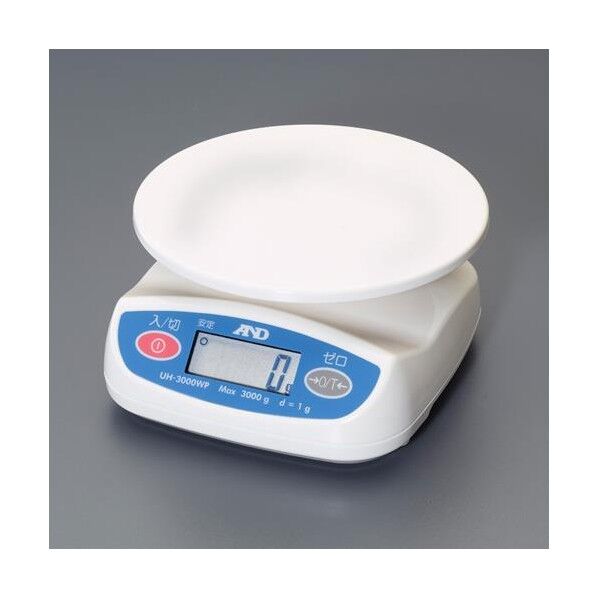 防水・防塵デジタルハカリ 3000g(1g) EA715CH-11 1台