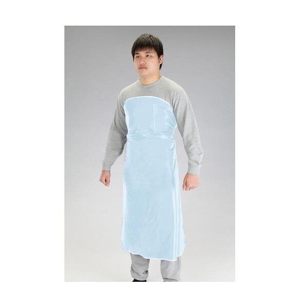 113x 96cm エプロン(ワンタッチ脱着/ホワイト) EA355BA-51 1枚