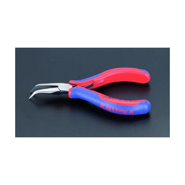 精密用プライヤー［半丸、45°］