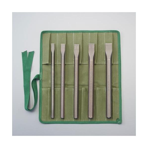 5本組 ロング平タガネセット EA572MC 1ST