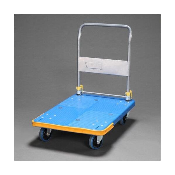 ※法人専用品※エスコ 900x600mm/300kg 運搬車(クッション/ブレーキ付) EA520BW-52 1台...
