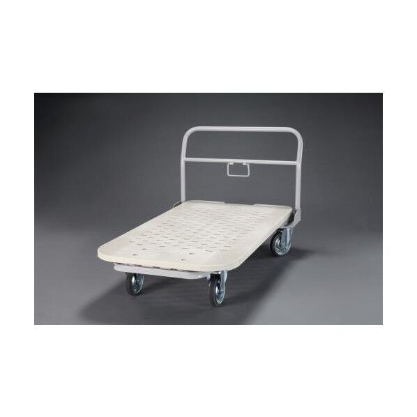 ※法人専用品※esco|エスコ 1508x 940mm/1000kg 運搬車(ブレーキ付) EA520P-20 1個