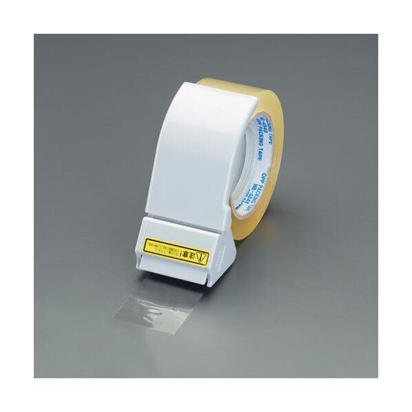 ※法人専用品※エスコ 48mmx100m 梱包用透明テープ(ホルダー付) EA944N 1個