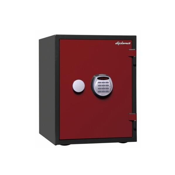 404x474x 522mm 耐水･耐火金庫(赤)