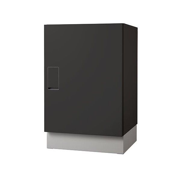 ※法人専用品※esco|エスコ 450x400x700mm 宅配ボックス(ブラック) EA951FC-47 1個