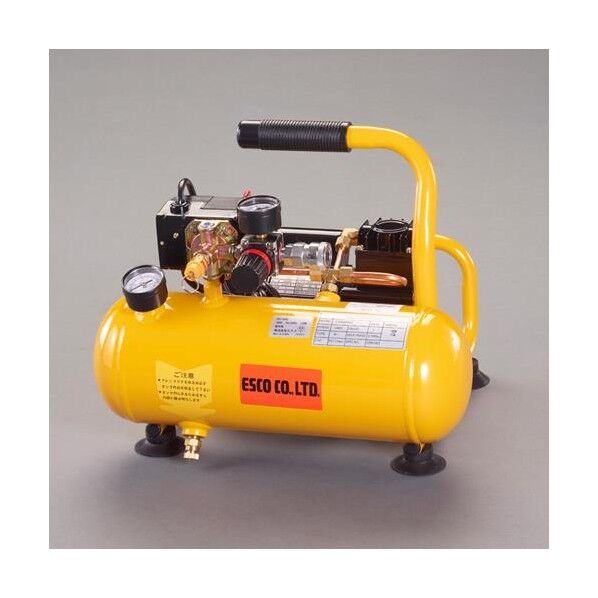 オイルレス小型エアーコンプレッサー0.12KW/4L EA116SG 1個