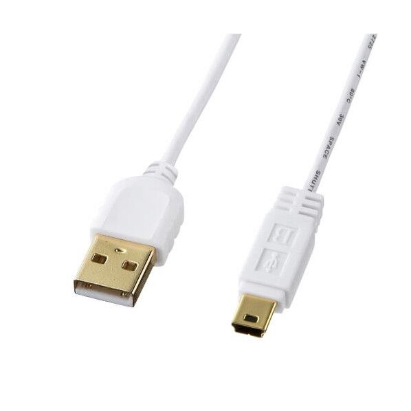 ミニUSBケーブル(A-ミニB5pin/2.0対応) 0.5m EA764AJ-186 1個