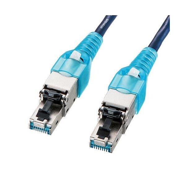※法人専用品※エスコ 0.5m LANケーブル(カテゴリー7H4準拠) EA764BB-100 1個