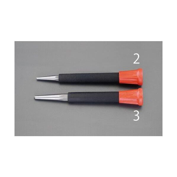 センターポンチ［グリップ付］ 5.5×180mm EA572BE-2