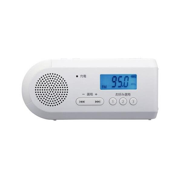 エスコ(esco) LEDライト付ラジオ(手廻し発電) EA758-48A 1個