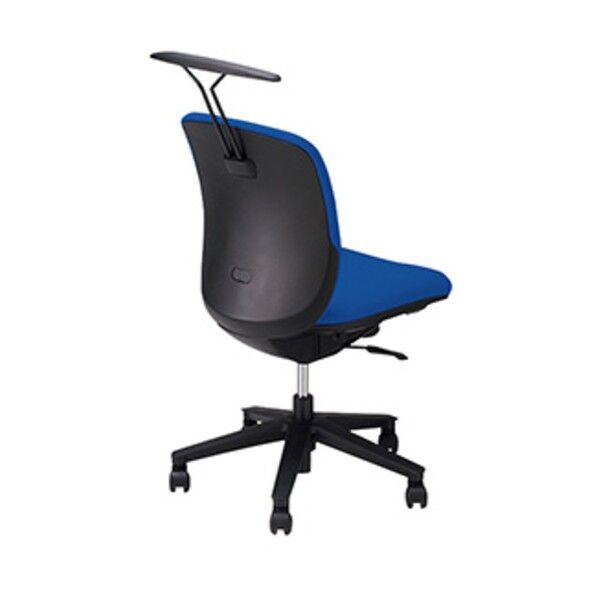 事務用チェア ブルー 肘なし ハンガー付 VE510FH-BL 1点