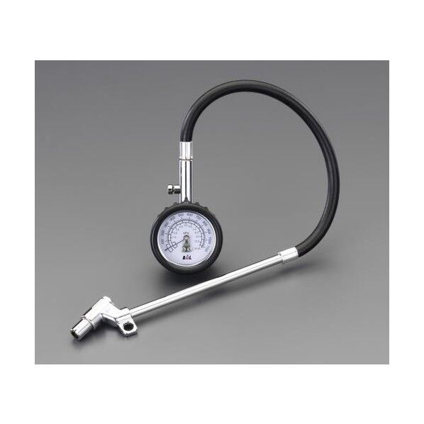 0-1100kpaダイアル付タイヤゲージ EA123CG-16 1個