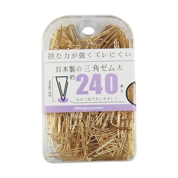 ミツヤ 三角ゼム大 BX2-TEVL 240本×5箱...