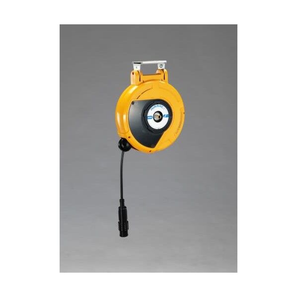 6.5mmx10M自動巻取エアーホースリール EA124BJ-6.5A 1個