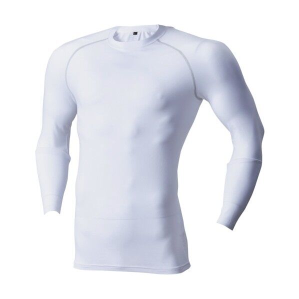 村上被服 クールコットンコンプレッション 3L ホワイト 185-3L-17 1点×5着...