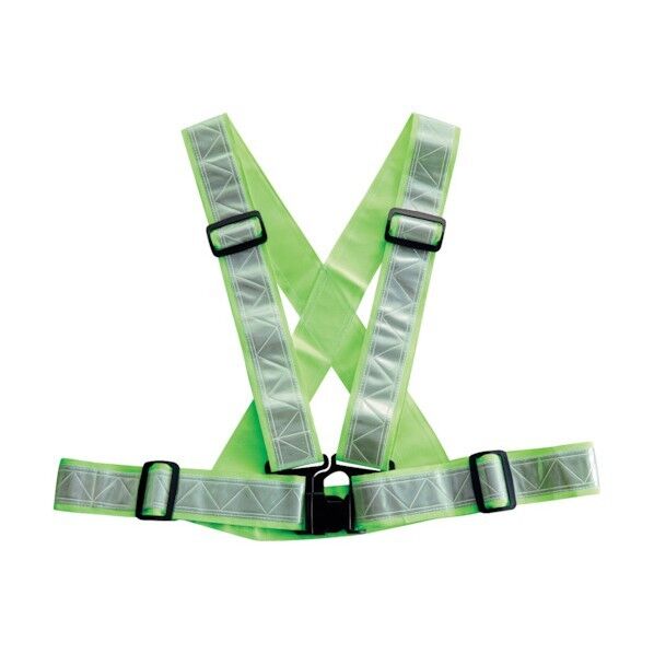 ショート丈 反射ベスト F ライムイエロー 321-F-87 1点x10着