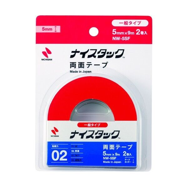 両面テープ ナイスタック 5mmX9m NW-5SF 2巻x10セット