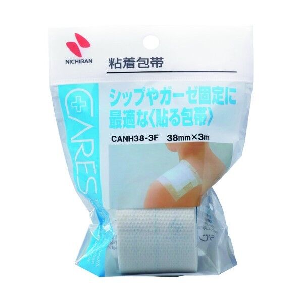 ケアーズ粘着包帯No.38-3F CAN383F 1点x10巻