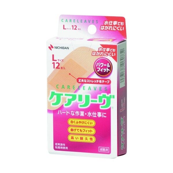 ニチバン 絆創膏 ケアリーヴパワー&フィット CL12L CLP12L 1点×10個...