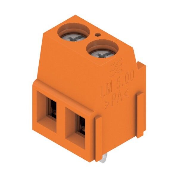 PCB端子台(LMシリーズ) ピッチ5.08mm 2極 ネジクランプ式 90度