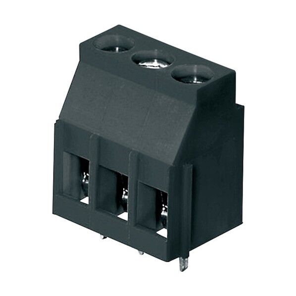 PCB端子台(LLシリーズ) ピッチ5.00mm 4極 ネジクランプ式 90度