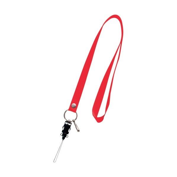 携帯用ネックストラップ赤 NS-1R 1点x10本