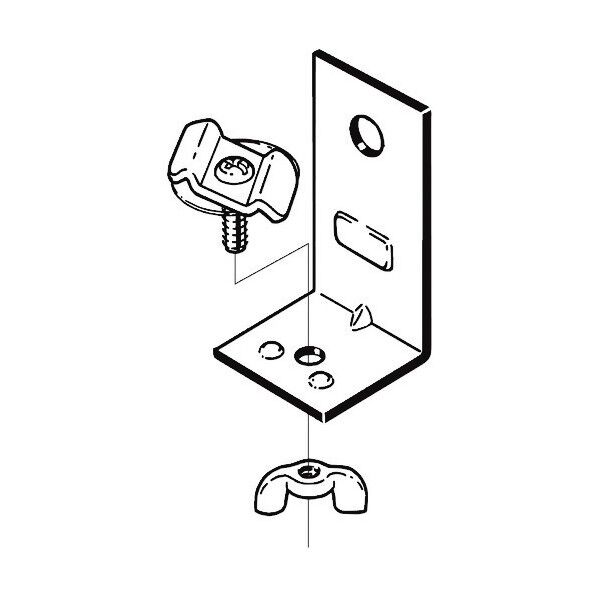 壁面支持用エンドキャップ ECW1 1点x5個