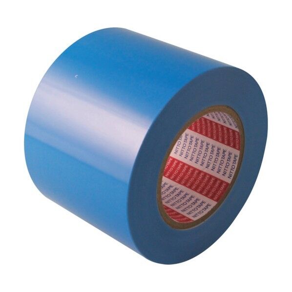 日東エルマテリアル ラインテープE-OC(BC) 0.16mm×100mm×50m 青 E-OC100B 1点×9巻...