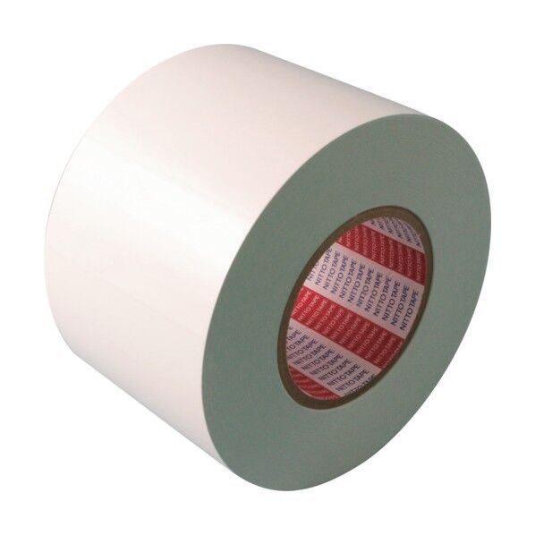 日東エルマテリアル ラインテープE-P(BC) 0.21mm×100mm×50m 白 EP-100W 1点×9巻...