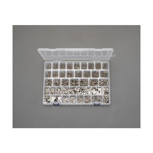 M2-M6皿頭小ねじナット･ワッシャーセット/真鍮ニッケルメッキ