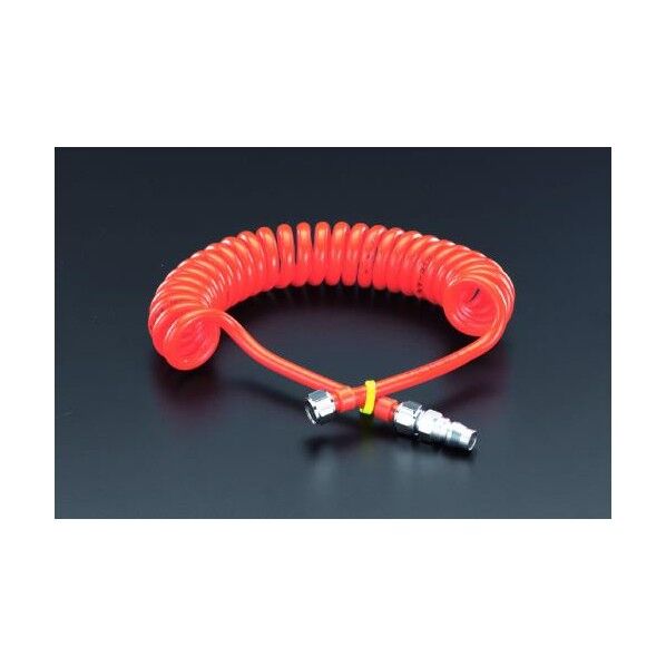 [プラグ付］ウレタンエアーホース 5/8mm×3m EA125BL-3