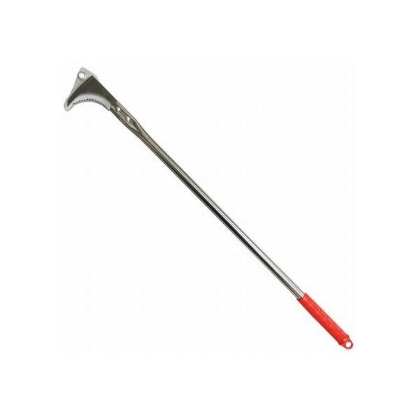 ステンレス 万能鎌 ヘラ型 全長:約695mm (内、柄長さ:約600mm/収納・保管用フック穴部分:約23mm) 1個