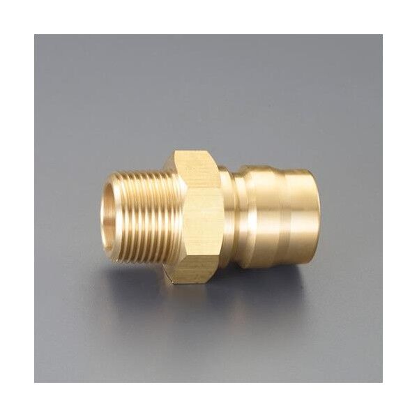 3/8［中圧用］雄ねじプラグ［真鍮製］