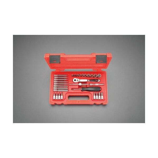 1/4 DRINHEXソケットレンチセット EA617GA 1