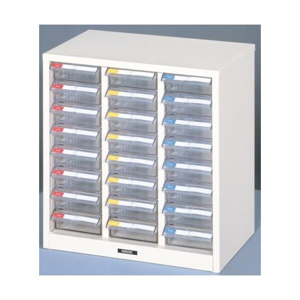 3列8段パーツキャビネット