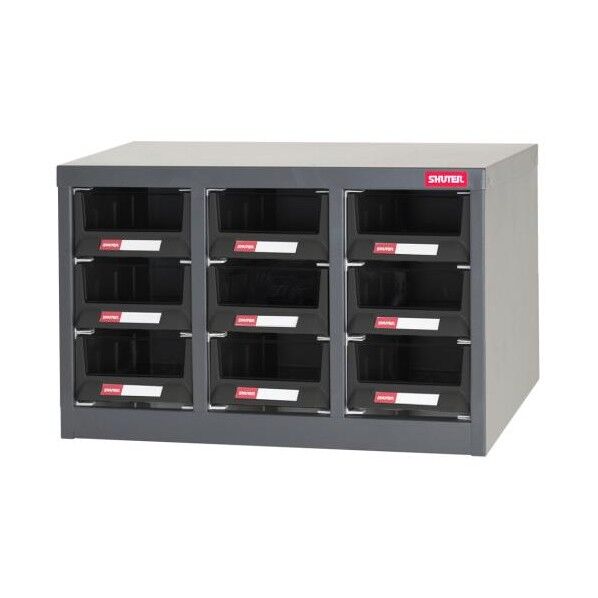 3列3段パーツキャビネット(ESD)