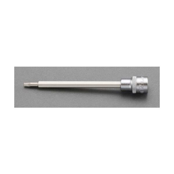 ロングトルクスビットソケット(イジリ止付) 3/8sq×T27 EA618JY-27 1個