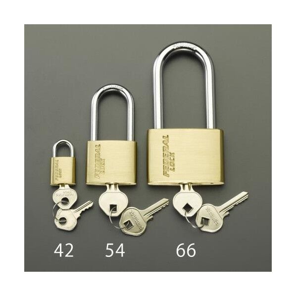 シリンダー南京錠(吊長/同一キー) 20×63mm EA983SG-62
