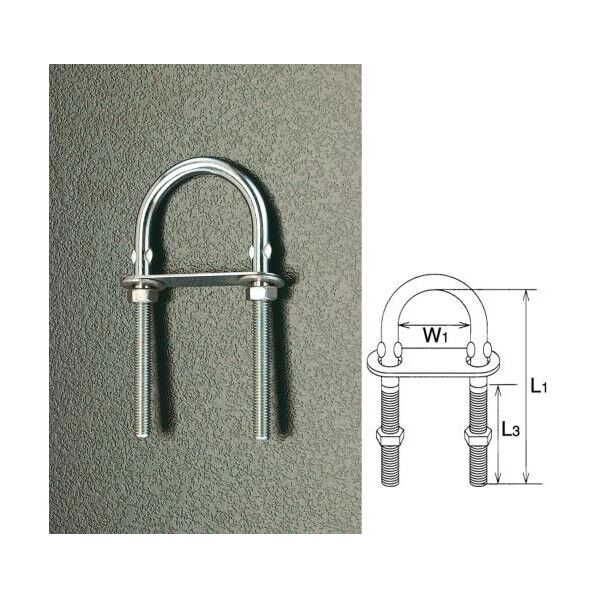 M10x120mm[ステンレス製]Uボルト